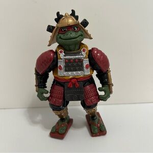 TMNT Movie III Samurai Raph Figure with Mask Ninja Turtles 1993 Raphael Movie 3